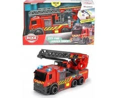 Dickie Toys - City Fire Ladder Truck (203714023)