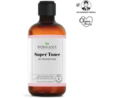 Bio Balance Super Toneris Re-Fresher Rose drėkinantis ir tonizuojantis tonikas veidui, 250 ml