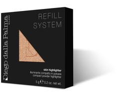 Diego Dalla Palma, Diego Dalla Palma, Blush Highlighter Compact, 135, Bronzo, 1 Shade, Refill, 5 g