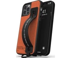 Dėklas Diesel Handstrap Case Utility Twill Apple iPhone 12/12 Pro dįklas telefonui juodos ir oranžinės spalvos 44288