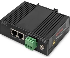 Šakotuvas „Digitus“ | DN-651141 gigabito EthernetPoE injektorius, pramoninis