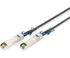 „Digitus DAC“ kabelis SFP28 | DN-81243 | Energijos suvartojimas: 0,5 W; Maitinimas: +3,3 V maitinimo įtampa; Temperatūros diapazonas: nuo 0 iki +70 °C; | 3 m