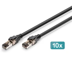 Digitus CAT 8.1 S-FTP 3M 10X juodas (DK-1843-030-10)