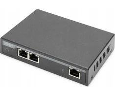 Šakotuvas Digitus DIGITUS 2-Port Gigabit 4PPoE Extender, 802.3at, 60 W
