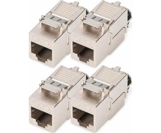 Digitus DIGITUS CAT 8.1 Keystone Modul, geschirmt, werkzeugfrei 4 Stk.