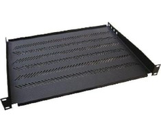Assmann Electronic DIGITUS TN-19-550-1U-BK DIGITUS Lentynėlė fiksuotam montavimui 483mm 19 RACK 1U 550cm juodas