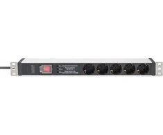 DIGITUS PDU 1HE 5x Schuko 16A Ausgnge 230V/16A juodas