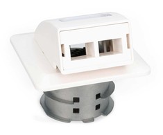 Digitus DIGITUS FTTH Glasfaser Unterputz-Wandanschlussdose SC/LC ADA