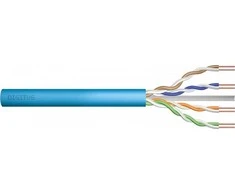 Assmann Electronic DIGITUS Montavimo kabelis cat.6A U/UTP B2ca vientisas laidas AWG 23/1 LSOH 500m violetinė ritė