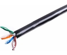 Digitus Professional Digitus Elektroninis instaliacijos kabelis DGITUS Cat.5E, U / UTP, Fca, viela, AWG24 / 1, PE, 100m, juoda