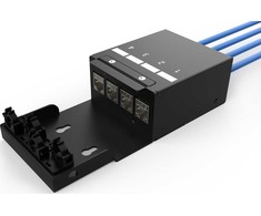 Digitus DIGITUS Konsolidierungspunkt-Box, 4 Ports Keystone-Module
