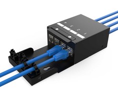 Digitus DIGITUS Konsolidierungspunkt-Box, 4 Ports Keystone-Module