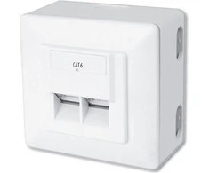 Digitus CAT 6 lizdas 2xRJ45 (DN-9006 / B5-N)