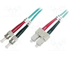 „Digitus LWL Patchkabel ST - SC, 1m, Multimode Duplex OM3 (DK-2512-01/3)