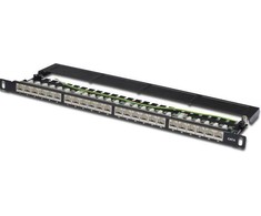 „Digitus Patch panel“ 19 "1U 24x RJ45 LSA cat.6 (DN-91624S- SL-SH)