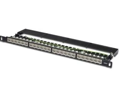 „Digitus Patch panel“ 19 "1U 24x RJ45 LSA cat.6 (DN-91624S- SL-SH)