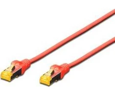 Digitus 6A, S / FTP, 10m, raudona (KV-1644-A-100 / R)