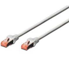 Digitus Pečkordas CAT6, S- FTP, 0,25 m, pilka, 10 vienetų (DK- 1644 -0025-10)