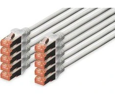 Digitus Pečkordas CAT6, S- FTP, 0,5 m, 10 vienetų (DK- 1644 -005- 10)