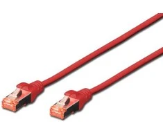 Digitus Patchcord CAT6, S-FTP, 5m, raudona, 10 vnt (DK-1644-050-R-10)