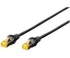 Digitus Patchcord - RJ-45 (M) 50 cm - SFTP - CAT 6A - Juodas (DK-1644- A-005 / BL)