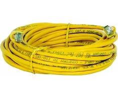 Goobay CAT 6 jungiamasis kabelis S/FTP (PiMF), geltonas, 5 m, Cat6, S/FTP (S-STP), RJ-45, RJ-45, geltonas