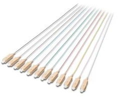 Digitus Pigtaile, Spalvotas, SC OM3 50 / 125 μ, Simplex, 2m, 12 vienetų (DK- 25221- 02 / 3)