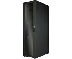 DIGITUS Netzwerkschrank Unique 42HE 2053x600x1000mm juodas (Speditionsversand)