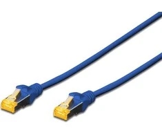 Digitus RJ-45 / RJ-45, cat.6A, S / FTP, mėlyna, 5m (KV-1644-A-050 / B)