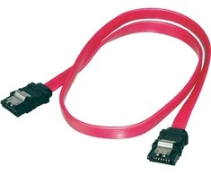 Assmann Electronic DIGITUS SATA jungties kabelis L-tipas su fiksatoriumi F/F 0,5 m tiesus SATA II/III re
