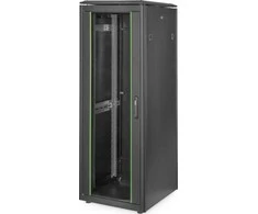 DIGITUS Netzwerkschrank Unique 32HE 1609x600x600mm juodas (Speditionsversand)