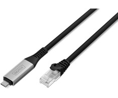 Digitus DIGITUS USB 3.2.RJ45 Ethernet Kabelis s/FTP - Kabelis - Digital/Daten