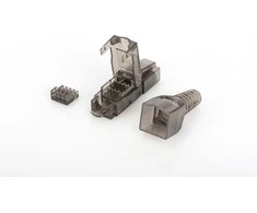 „Digitus CAT 6A“ jungtis, skirta montuoti vietoje, neekranuota AWG 27/7–22/1, vientisa ir suvyta viela, RJ45 | Skaitmenas | DN-93633 | Adapteriai
