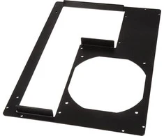 DimasTech PCI back panel Micro-ATX, 5 slots – graphite juodos spalvos
