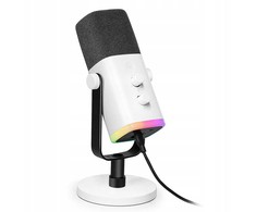 Fifine AM8W dynamic microphone with stand baltos spalvos