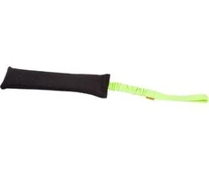 Dingo įkandimo judrumas 8 x 27 cm juoda, bungee rankena - žalia - 15594
