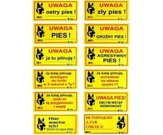 „Dingo Metal“ įspėjamasis ženklas – „Atsargiai, aš čia budiu!