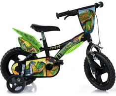 Dino Bikes Dino Bikes Dviračiai vaikams Dinozauras, žalia, 12''