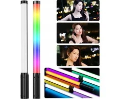 Diodinė lempa, vamzdinis LED apšvietimas, šviesos kardas RGB 3300 Mah / Ulanzi VL119 / L132