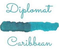 Diplomat atrament Diplo Octopus 30 ml stiklinis turkus