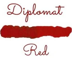 Diplomat Diplo Octopus 30 ml stiklinis raudonasis rašalas