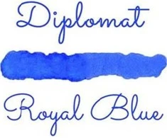 Diplomat Domo Octopus 30 ml stiklinis mėlynas rašalas