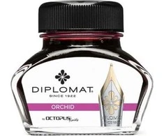 Diplomat Domo Octopus 30 ml stiklinis rausvas rašalas