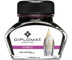Diplomat Domo Octopus 30 ml stiklinis violetinis rašalas