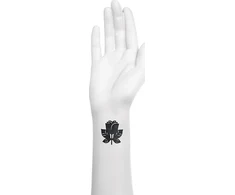 „Diptyque Eau Rose - Patch De Parfum“ kūno lipdukų rinkinys, kvepiantys gėlių aromatai odai, juodas, 5 vnt.