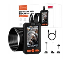 Dirbtuvių endoskopinė variklio vamzdžių patikros kamera „Full HD IPS USB-C“, 5 m, T40 Zenwire