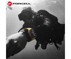 FORCELL F-DESIGN FA12 apyrankė skirta Apple Watch 42 / 44 / 45 / 49 mm geltonos spalvosw