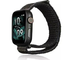 Beline apyrankė Apple Watch Nylon42/45/45/49mm juodos spalvos