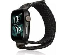Beline apyrankė Apple Watch Nylon42/45/45/49mm juodos spalvos