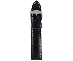 Odinis dirželis Zeppelin juodas 22 mm